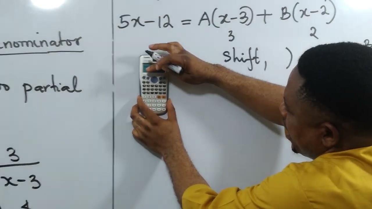 Calculator method on Partial fraction case1 simplified 