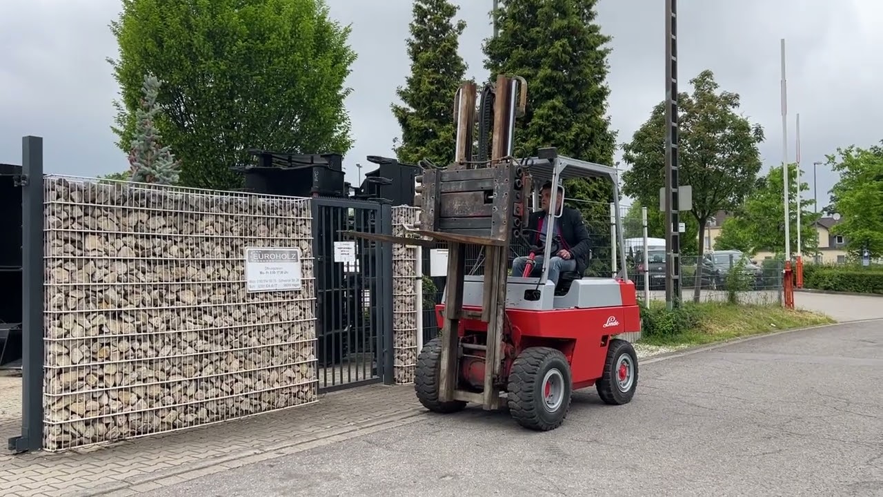 Gabelstapler Linde H25 mit hydraulischem Seitenschieber, Duplex, Zusatzhydraulik und Palettengabel