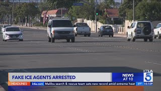 Robbery suspects posing as ICE agents arrested
