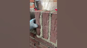 Amazing ASMR bricklaying #bricklayer #mortar #architecture #satisfying #brickwork #shorts