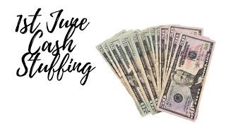 June Cash & Sinking Fund STUFFING #1 || Zero Based BUDGET WITH ME