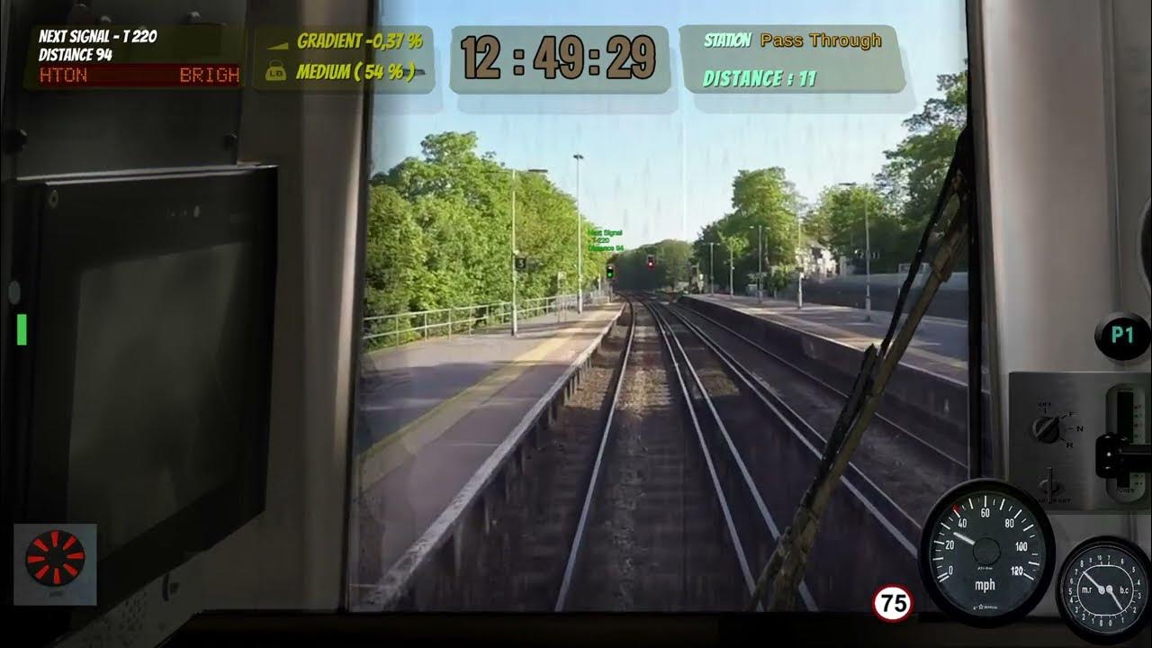 Train Operator 377 Gatwick to Brighton erste Ausfahrt YouTube