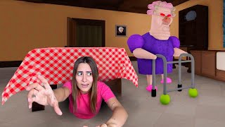 Escapa de Grumpy Gran en Roblox (Obby de miedo) | Andiesita