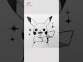 pikachu Pokemon Easy pencil Drawing 🤩 #trending #drawing #pokmeon #shorts