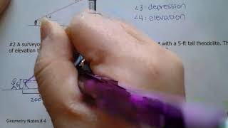 Section 8-4: Angles of Elevation and Depression