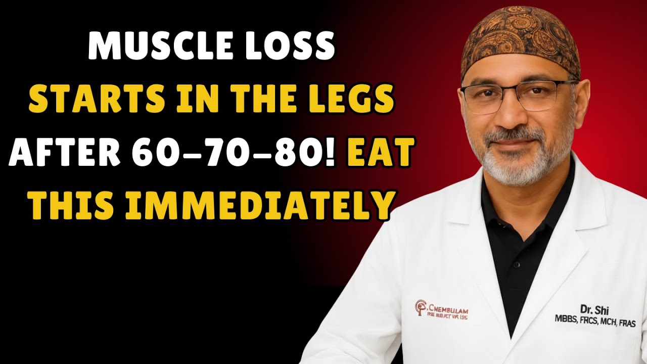 ⚠️ Your Legs Weaken First! Eat These 6 Foods to Keep Them Strong as You Age | Senior Health