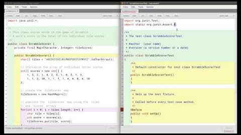Java: writing a ScrabbleScorer class