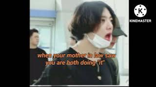 When your mother-in-law saw you both doing 'it' // unexpected FF // Jungkook oneshort