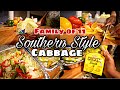 Southern Style Cabbabge  For My 9 Kids| LARGE FAMILY MEALS| MOM TO 9 KIDS