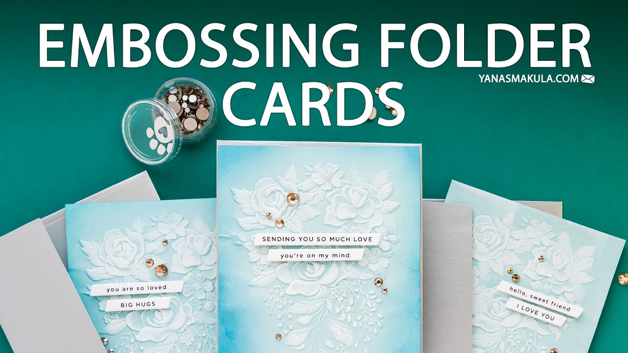 How to Use 3D Embossing Folders | Easy Handmade Card Ideas