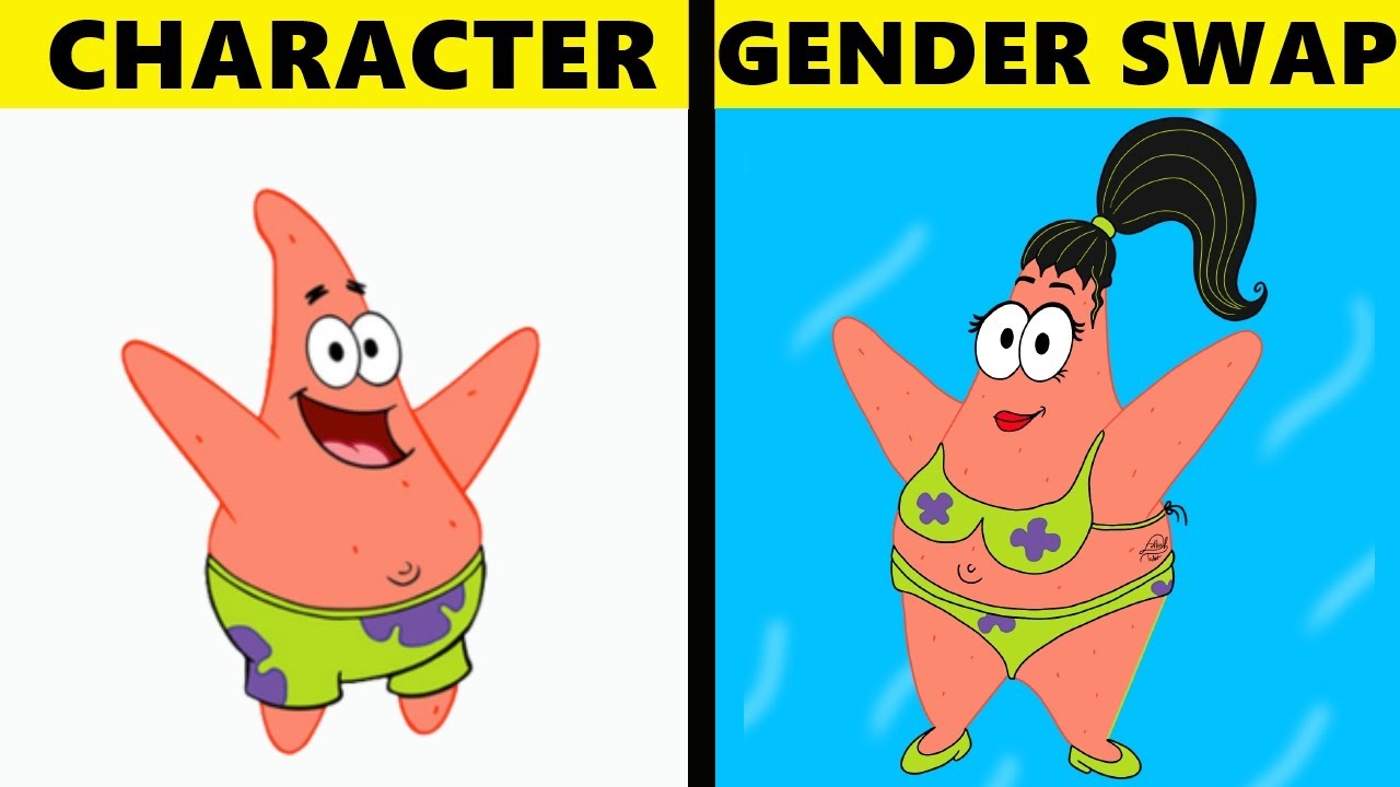 SpongeBob SquarePants GENDER SWAP YouTube