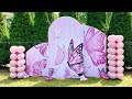 Easy Balloon Columns &amp; Butterfly Backdrops