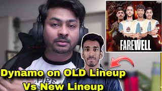 Dynamo Reply  Difference Between New LINEUP Vs Old LINEUP 🔥😱 Explain