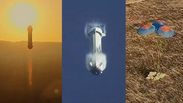 Blue Origin NS-34 New Shepard launch and landing