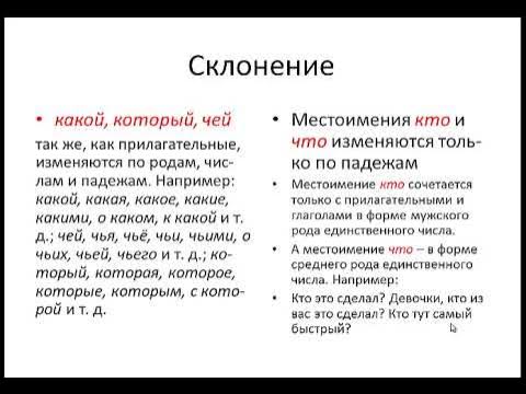 Падежи вопросы местоимения примеры