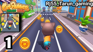 Cat Run - Gameplay Walkthrough Tutorial Part-1 All Levels Mobile Game (Android, iOs)#viral #gaming