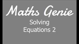 Famous Solving Equations 2 Profile