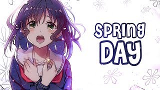 Nightcore - Spring Day (Female version) - (Lyrics) chords