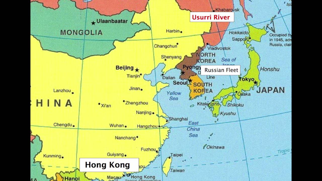 Восточная азия китай. Китай Корея Япония на карте. Китай и Корея на карте. Китай и Корея на карте мира. Китай и Южная Корея на карте.