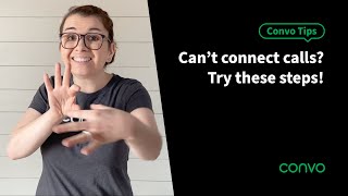 Can't connect calls? Try these steps! - CONVO TIPS - Convo screenshot 1