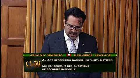 MAJID JOWHARI | MP Jowhari's Speech on Bill C-59, The National Security Act, 2017