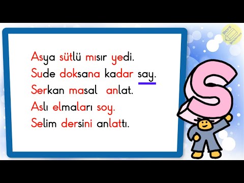 S sesi hece kelime cümle etkinlikleri | ELAKİN OMUTÜY ÖRIDS