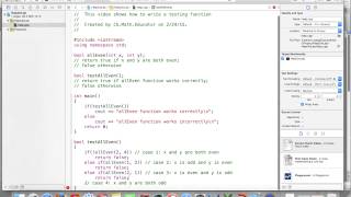 How to Write a Test Function