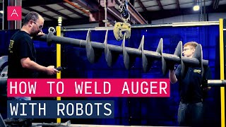 How to Weld Auger with Robots. Pro-Dig USA | ABAGY ROBOTIC WELDING