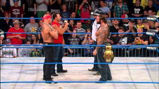 War Of Words Between James Storm And Gunner And Chavo Guerrero And Hernandez - September 12, 2013