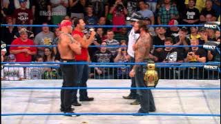 War of Words between James Storm and Gunner and Chavo Guerrero and Hernandez - September 12, 2013