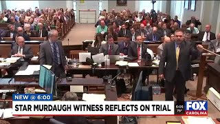 Star witness from Alex Murdaugh's murder trial gives more reflections about situation