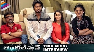 Nani Gentleman Team Funny Interview | Nani | Surabhi | Nivetha | #Gentleman | Telugu Filmnagar