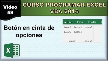 58 curso excel vba 2016: hacer boton simple en la cinta de opciones con Custom UI Editor
