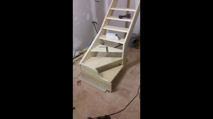 réaliser construire faire un escalier seul à la maison,