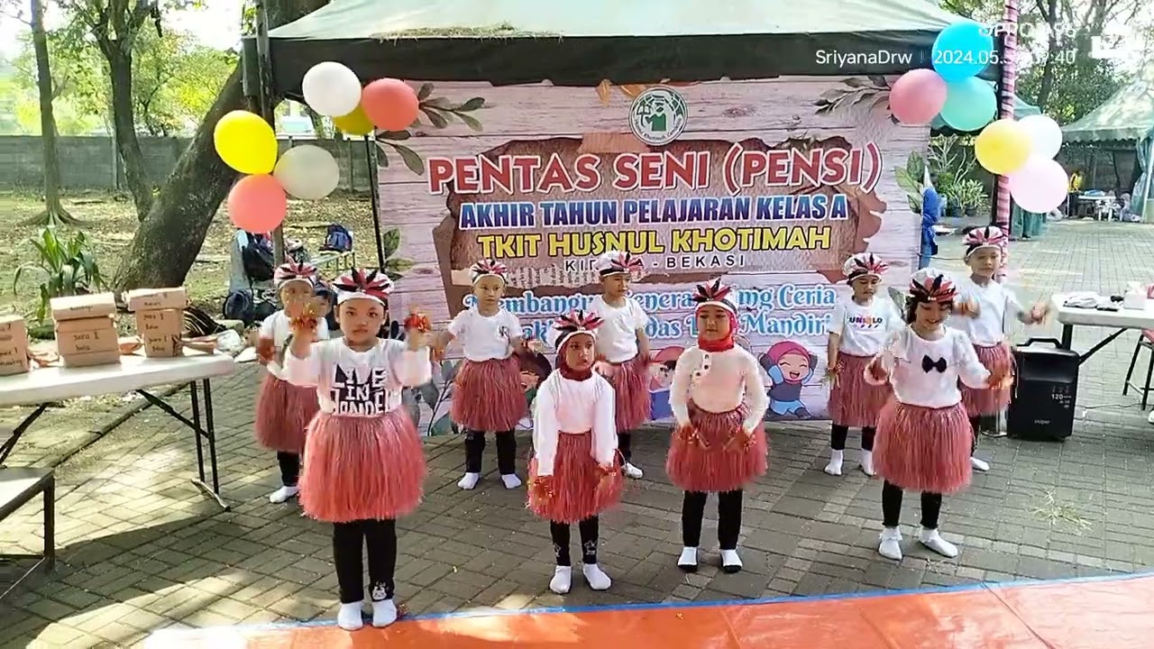penari cilik Dudi Dudi dam TK IT HUSNUL KHOTIMAH Cikarang