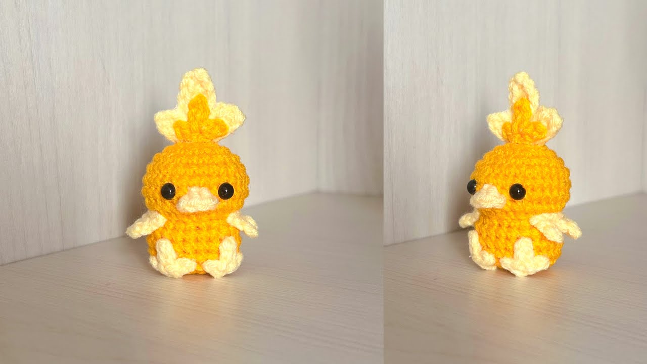 Crochet Torchic Tutorial | Amigurumi | Pokemon | Boneka Rajut