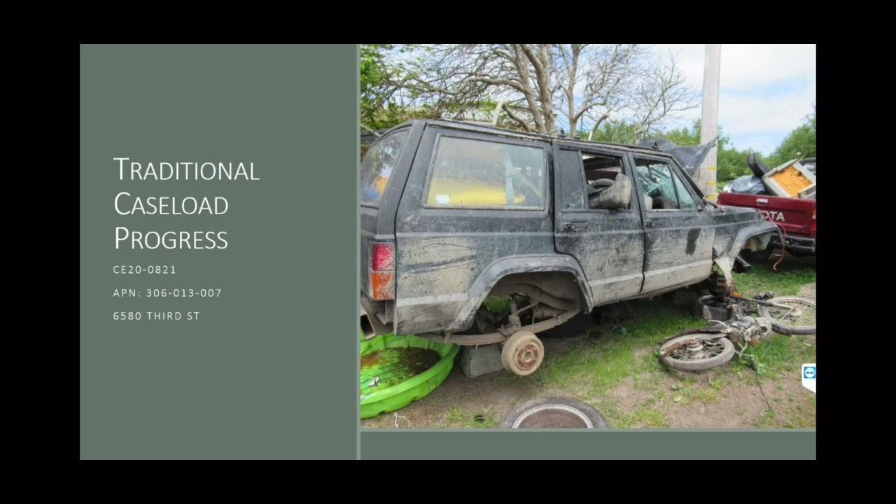 Humboldt County, CA Board of Supervisors Meeting 03/22/2022 Code Enforcement Unit Annual