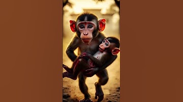 “The Poor Baby Monkey and His Mother” #shorts #viral #babymonkey #jiojackson