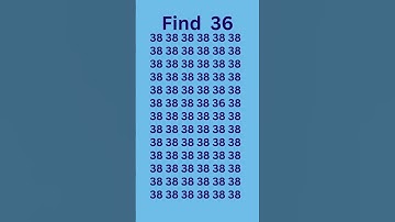 can you find 36 in 5 seconds? #wordpuzzlegame #game #mathematics #mindbendingquiz #puzzle