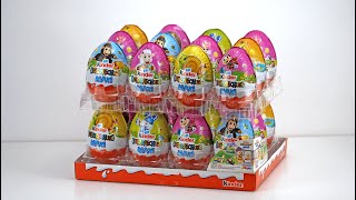 Unwrapping Kinder Surprise Maxi Easter 2025 - Big Unboxing X 24