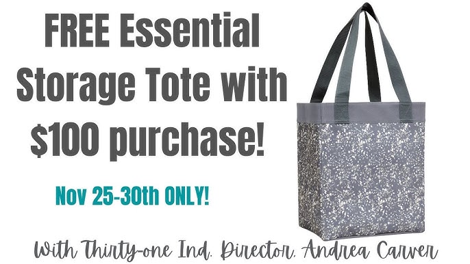 💪🏼How to use your Large Utility Tote from Thirty-One with Andrea Carver!  