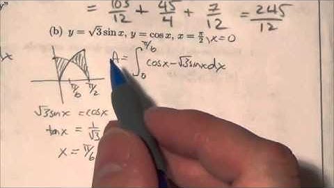 Math 31 Integration Review #6b