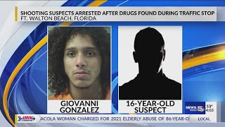 2 arrested in Fort Walton Beach, allegedly shot at home, found with drugs: Police