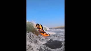 スキムボードの波打ち際撮影 #actioncam #skimboard