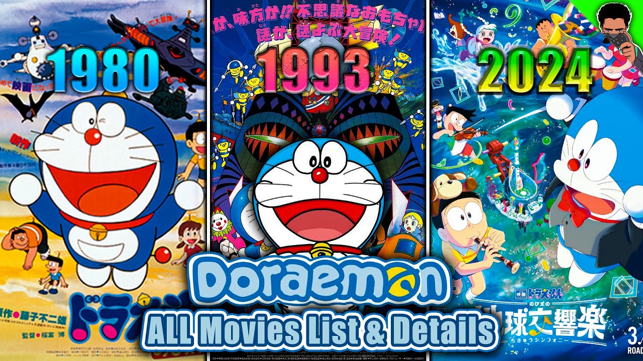 All Doraemon Movie List with Explanations 1980 2024 in Tamil  35 Doraemon Movies Name and Details