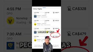 How to save money booking flights #travel #cheapflights #googlefights