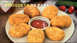 CROCANTE CROQUETA DE PAPAㅣReceta facil