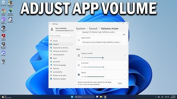 How To Change Sound Volume for Individual Apps Windows 11 - Easy Fix