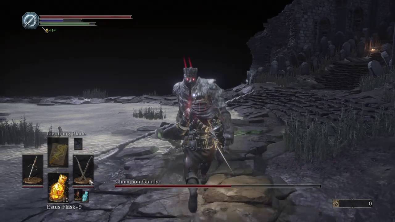 Dark Souls 3 Champion Gundyr - Parry Only / No Damage