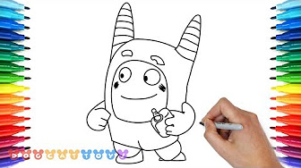 Contoh Gambar Gambar Mewarnai Oddbods - KataUcap